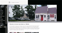Desktop Screenshot of conoverautosales.com